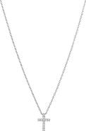Bearfruit Jewelry 14k Gold Plated Aveline Crystal Cross Necklace Gift Guide