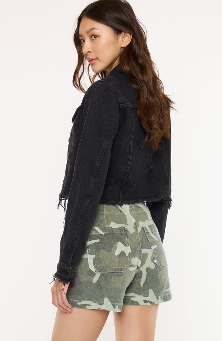 KanCan Alba High Rise Shorts, Alternate, color, Camo