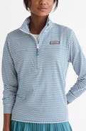 vineyard vines Microstripe Sankaty Half Zip Shep Shirt