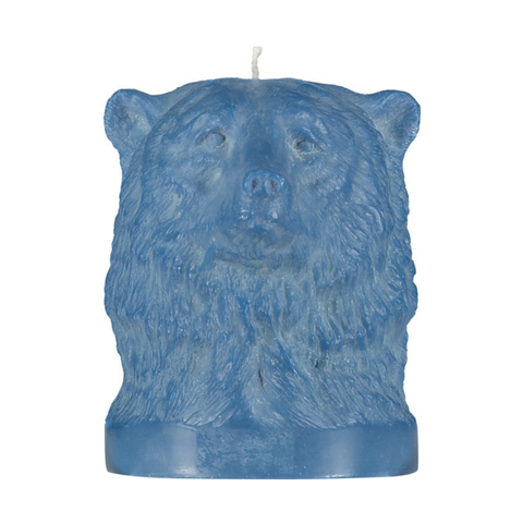 Bear Head Candle