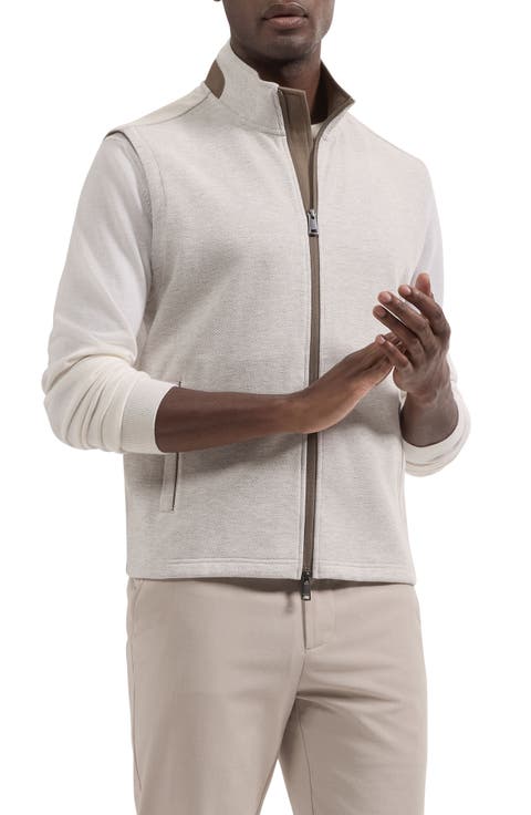 Full Zip Knit Vest