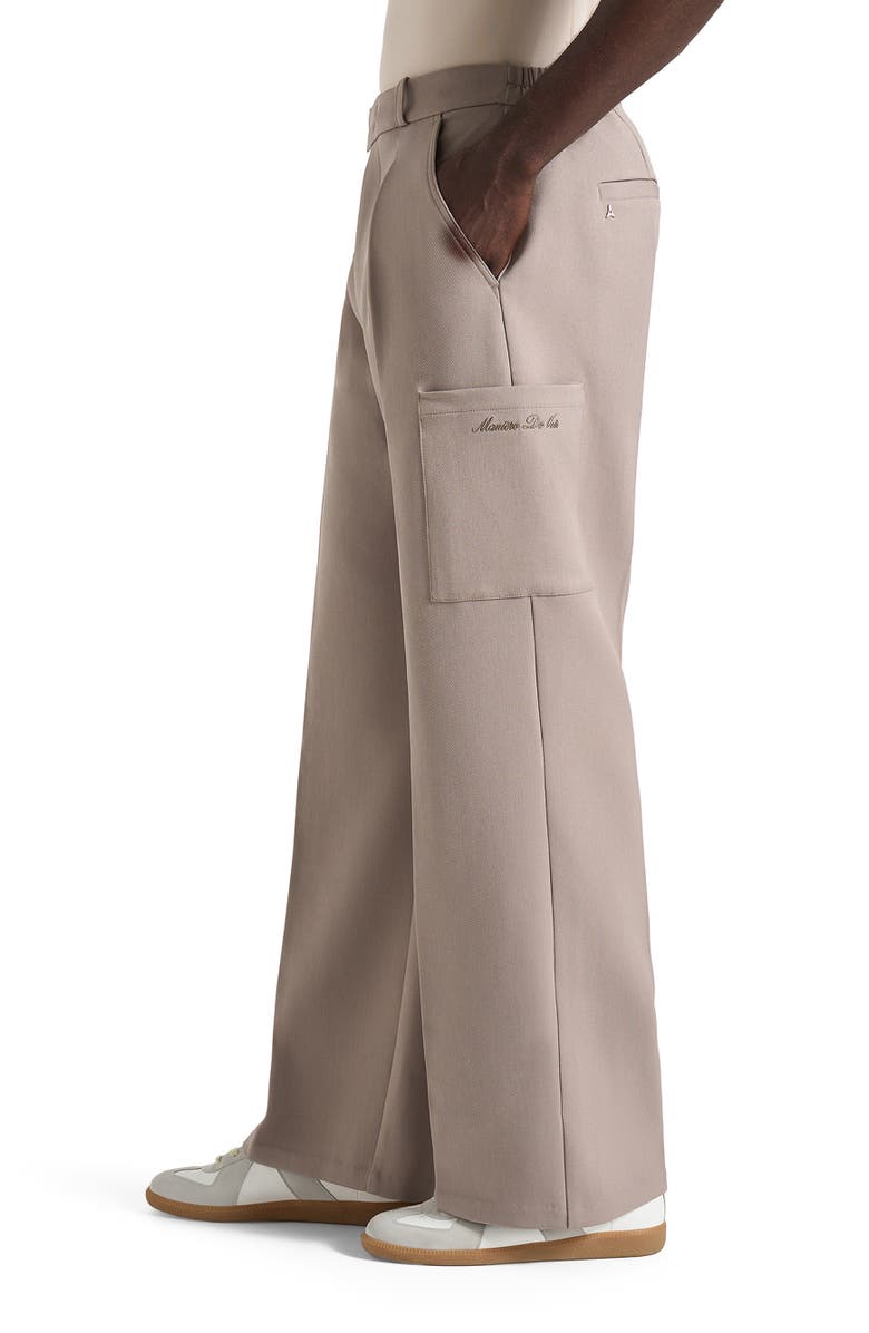 Manière De Voir Luca Relaxed Fit Pleated Pocket Trousers, Alternate, color,
