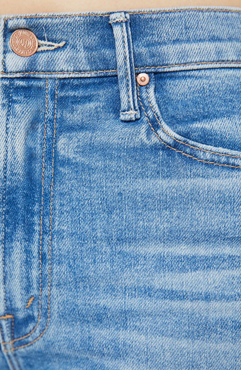 MOTHER Rascal Flood High Waist Ankle Straight Leg Jeans, Alternate, color, 