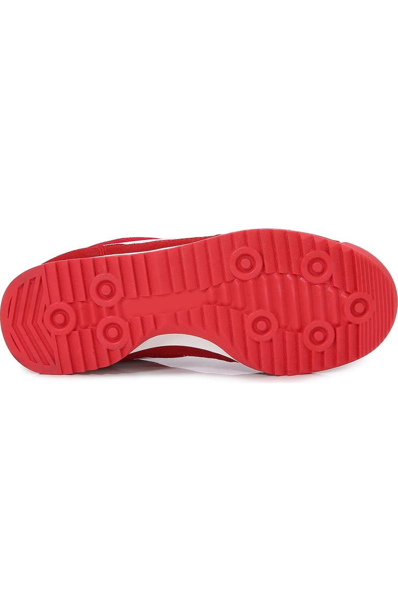 BERNESS Leena Bike Toe Wedge Sneaker, Alternate, color, Red