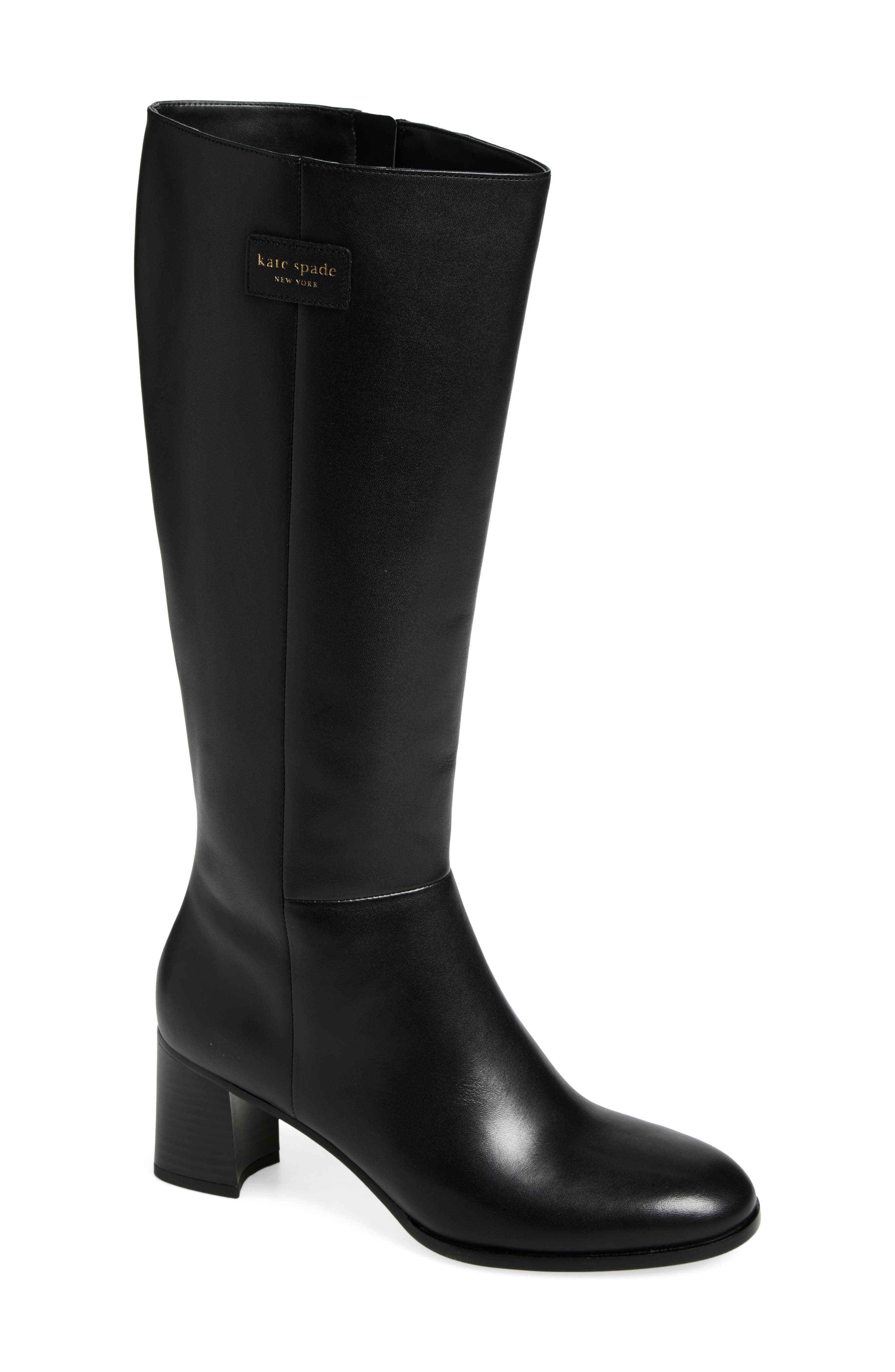 Angie Leather Knee High Boot