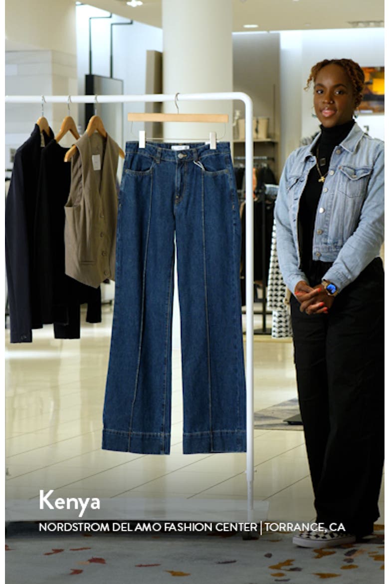 Laila High Waist Pintuck Jeans video