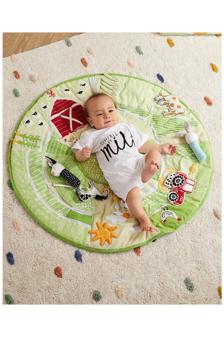 WONDER AND WISE BY ASWEETS Farm Activity Play Mat, Alternate, color, MULTI