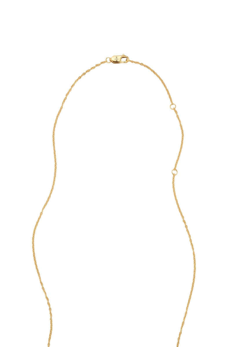 MADE BY MARY Mama Disc Necklace, Alternate, color, Silver