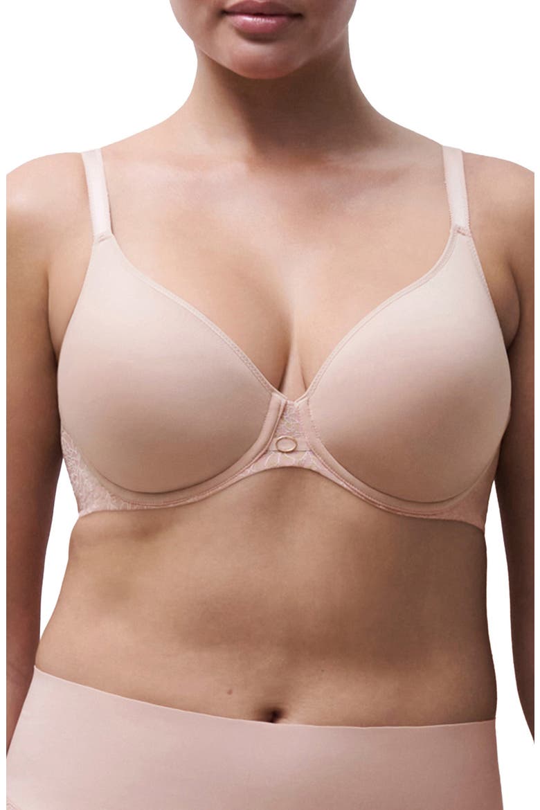 Belle Underwire Sexy Solution Plunge Bra, Main, color, ROSE
