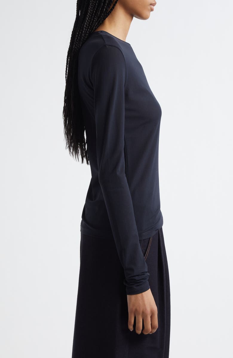 MM by Max Mara Ubaldo Long Sleeve T-Shirt, Alternate, color, Navy