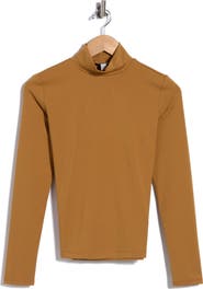 JASON WU Turtleneck Top with Back Seam Detail