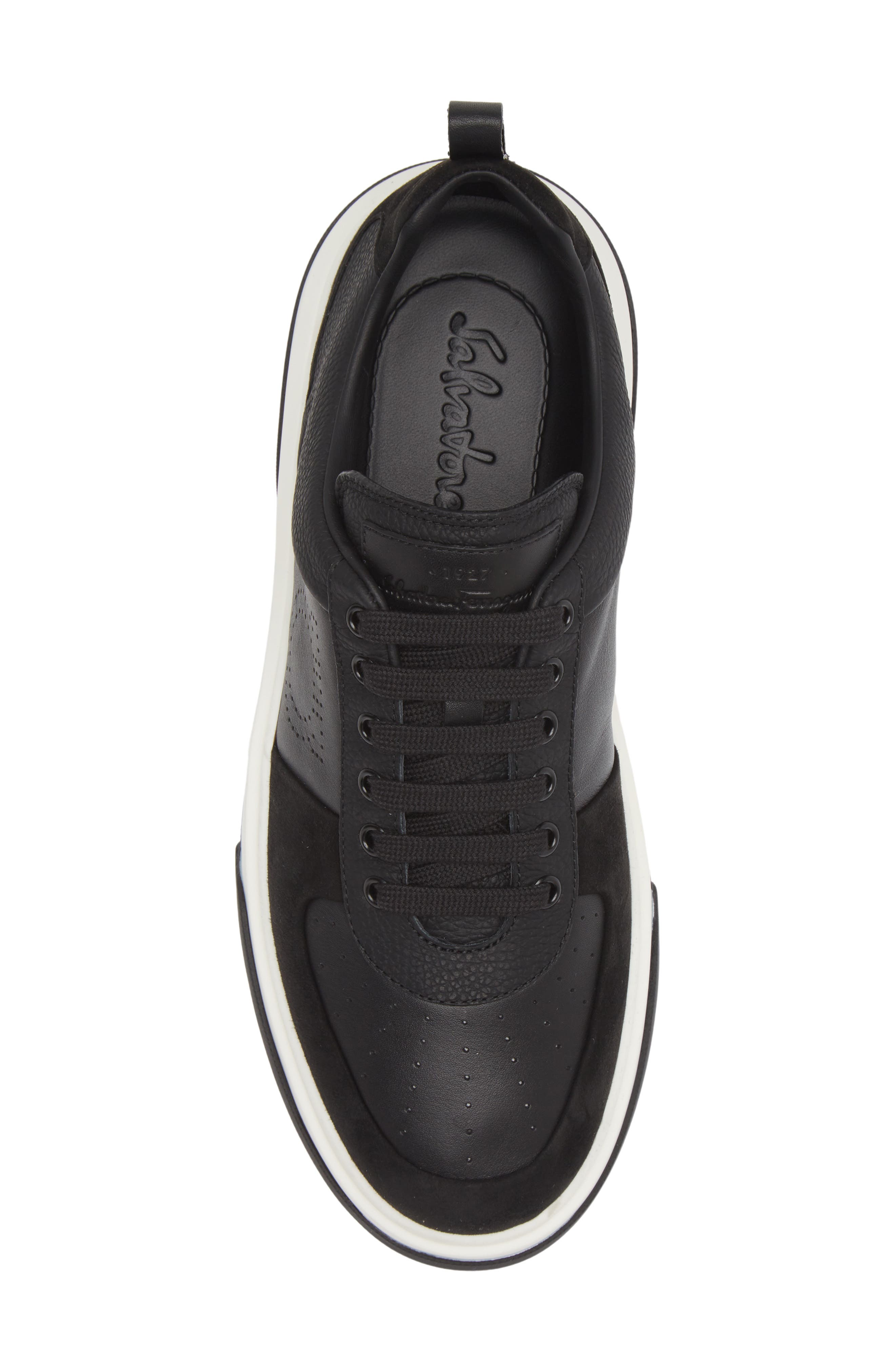 Cassina Gancio Low Top Sneaker, Alternate, color, NERO NERO NERO