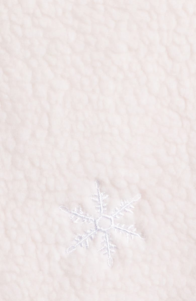 HAPPY CAMP3R Snow Angel Elle Embroidered Faux Fur Pullover, Alternate, color, Pastel Pink