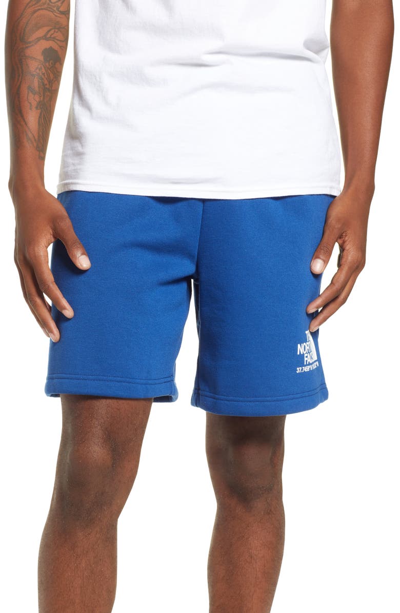 The North Face Coordinates Sweat Shorts, Main, color,