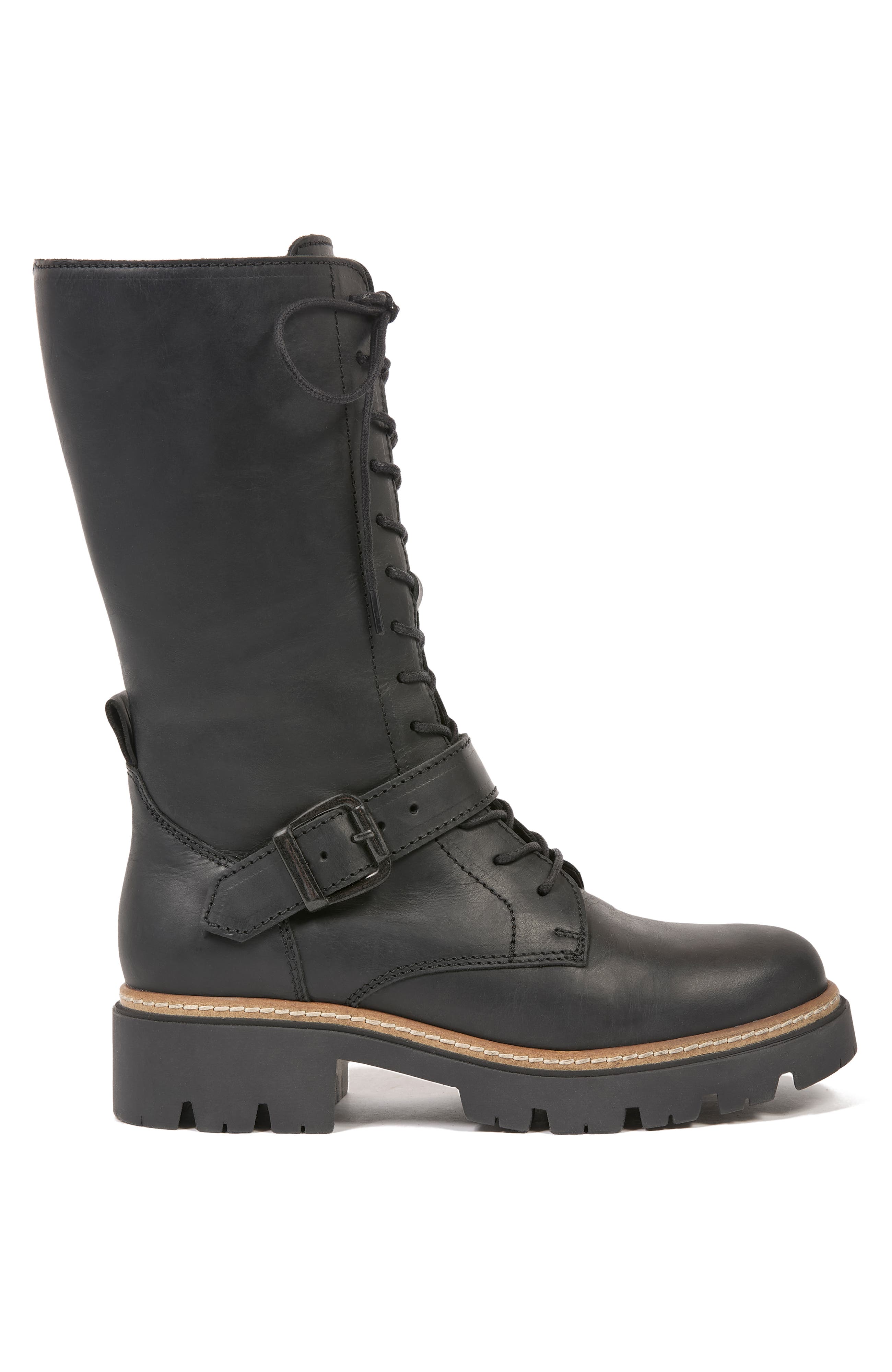 Celtic & Co. Strap Detail Mid Calf Boot, Alternate, color, 