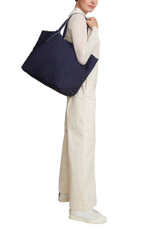 Shop Naghedi Jetsetter Large Tote In Ink Blue