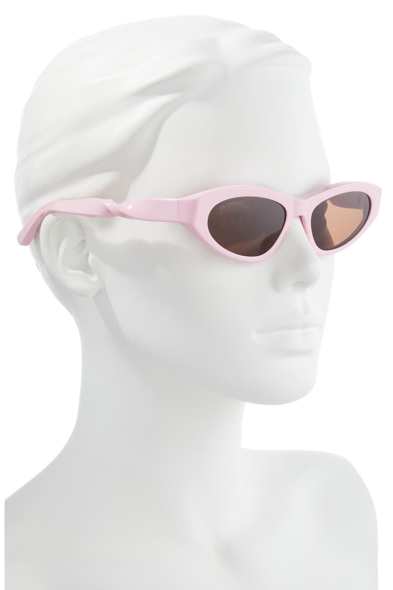 54mm Cat Eye Sunglasses, Alternate, color, PINK