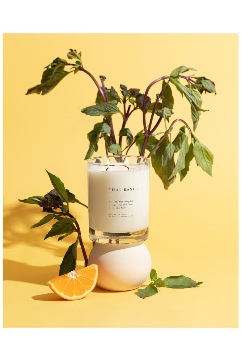 Thai Basil 2-Wick Candle, Alternate, color, THAI BASIL