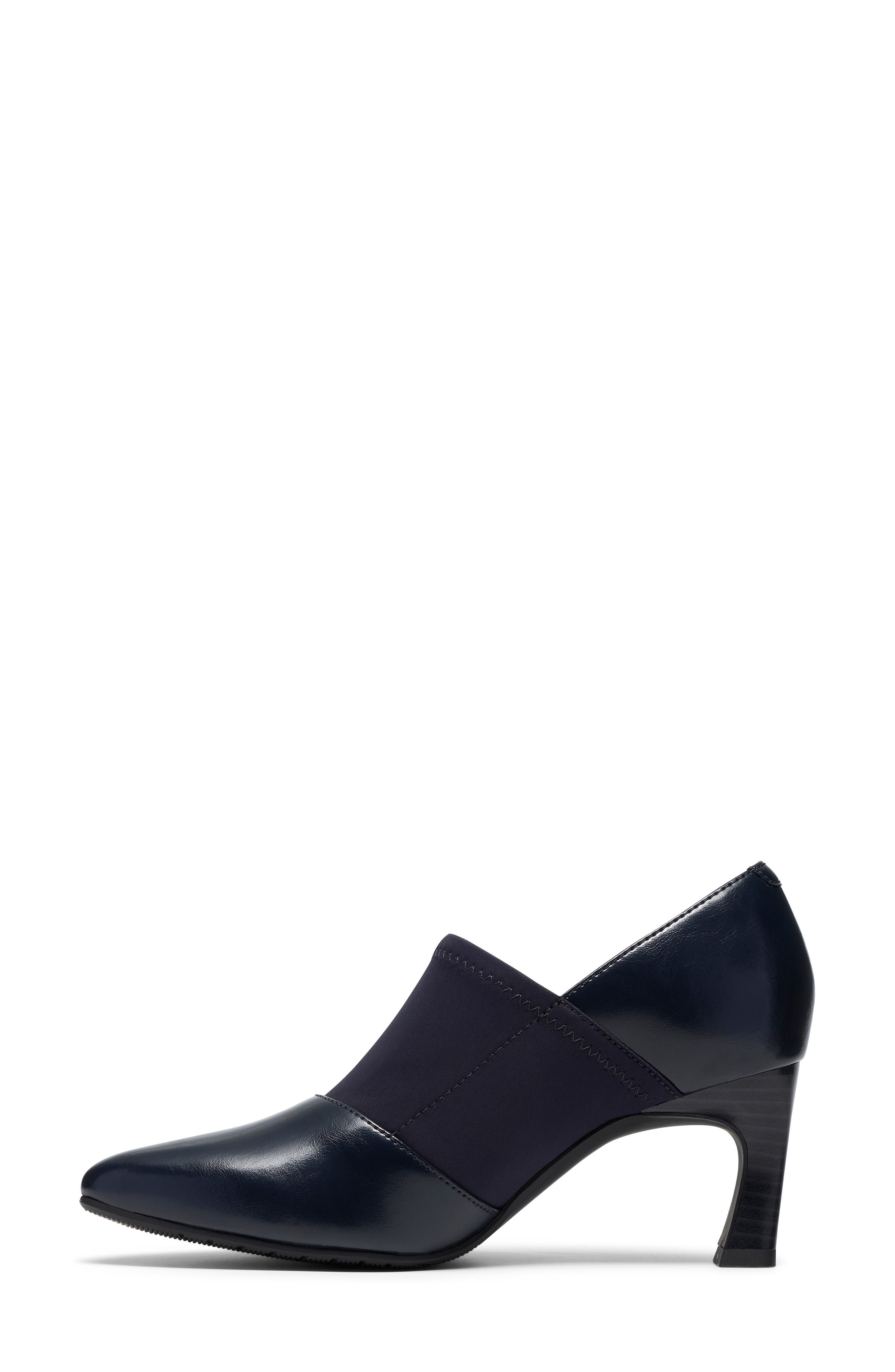 Tammitha Sleek Bootie, Alternate, color, NAVY LEATHER