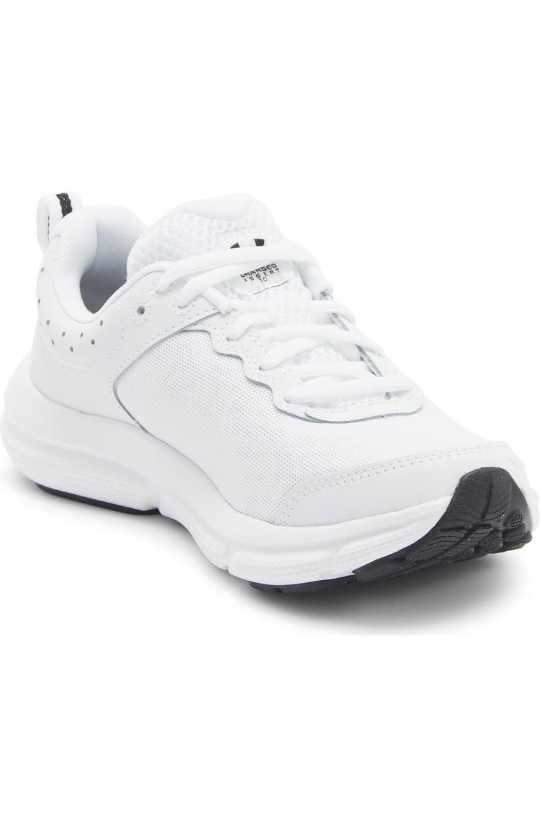 Under Armour Charged Assert 10 Training Shoe, Main, color, White/ Black