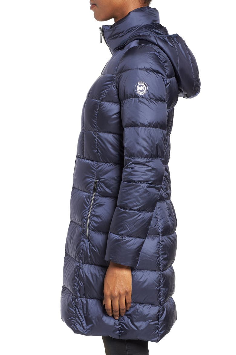 Packable Down Coat, Alternate, color, DARK BLUE