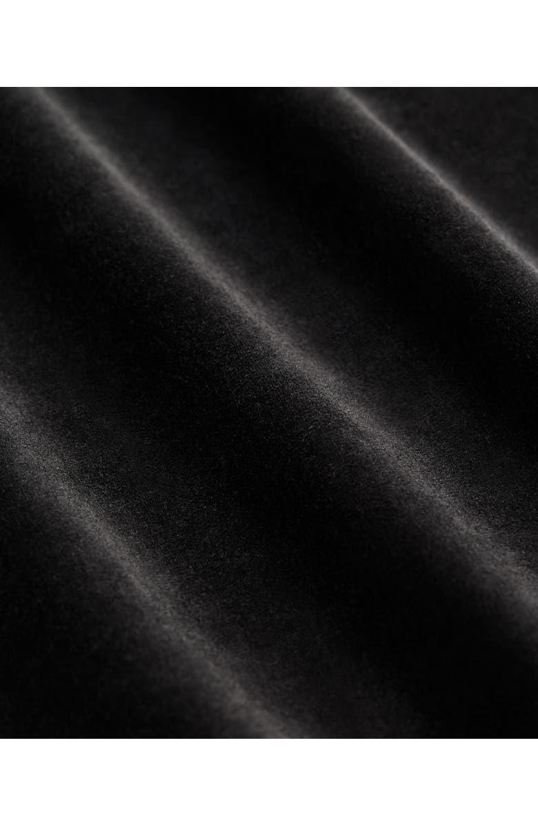 Pact Pure Velour Crew Sweatshirt, Alternate, color, Black