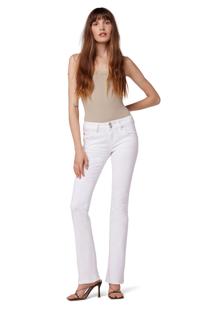 Beth Mid Rise Bootcut, Alternate, color, WHITE