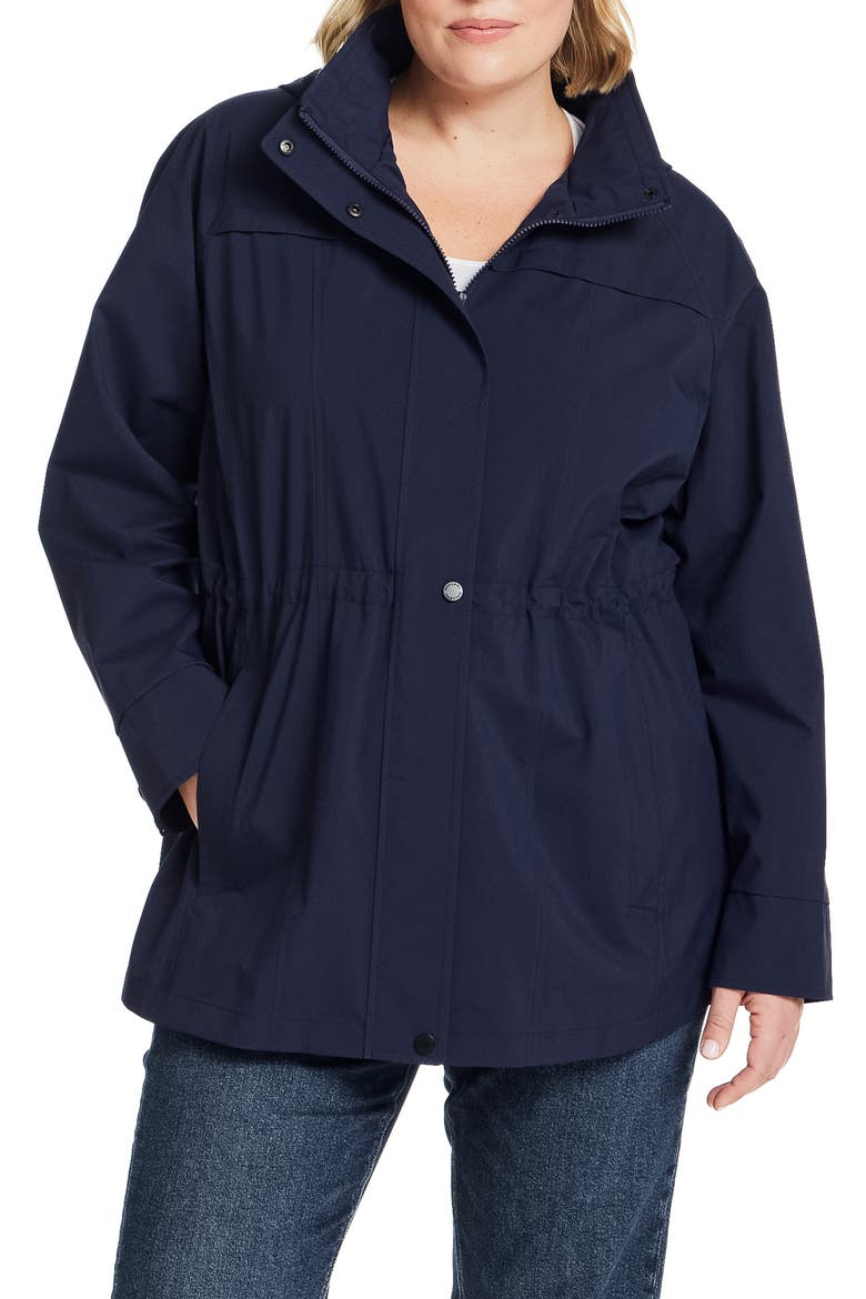 Packable Water Resistant Jacket, Main, color, NAVY