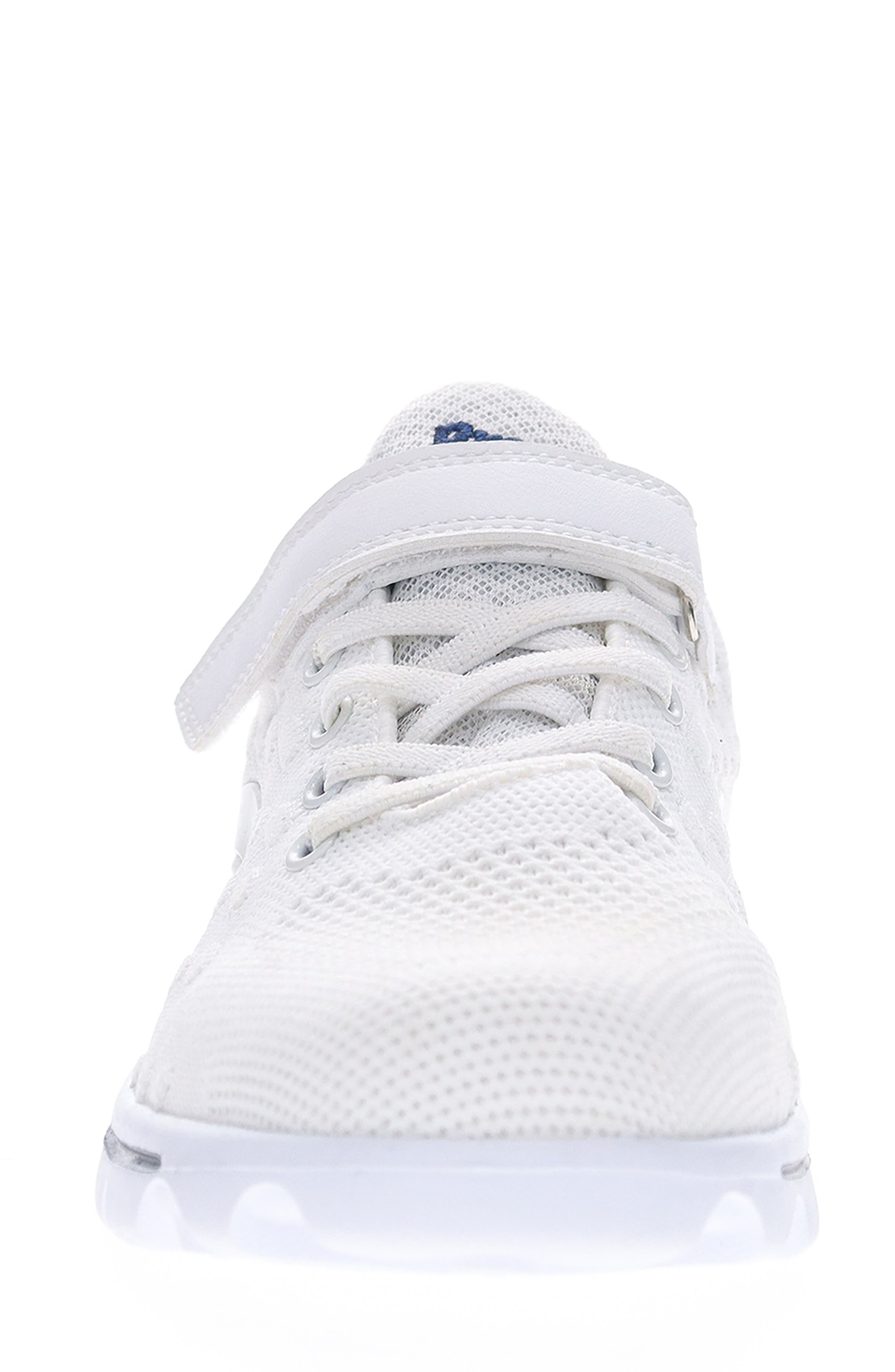 Propét TravelActiv Axial FX Sneaker, Alternate, color, White/ Navy