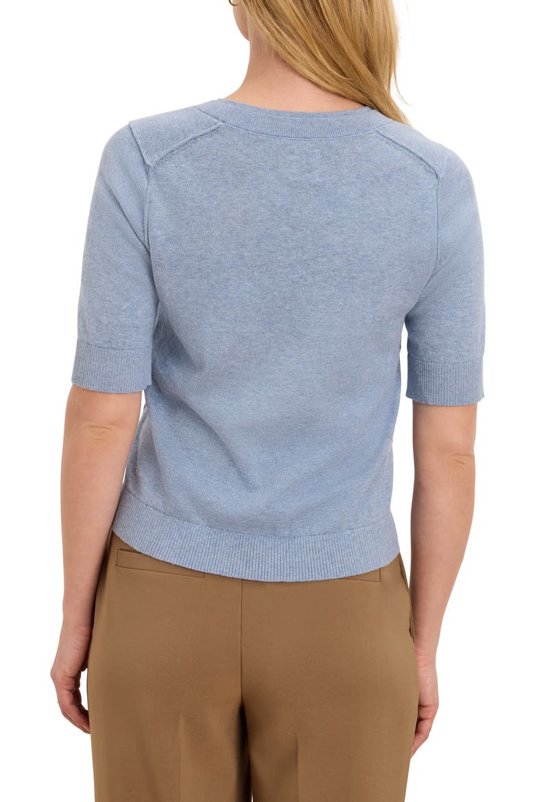 Pure Cotton Sweater Tee, Alternate, color, RAIN
