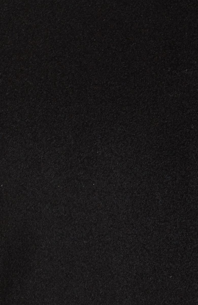 SACHI Genuine Fox Fur Trim Hooded Wool Blend Jacket, Alternate, color,