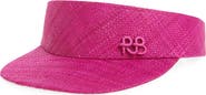 Ruslan Baginskiy Monogram Straw Visor