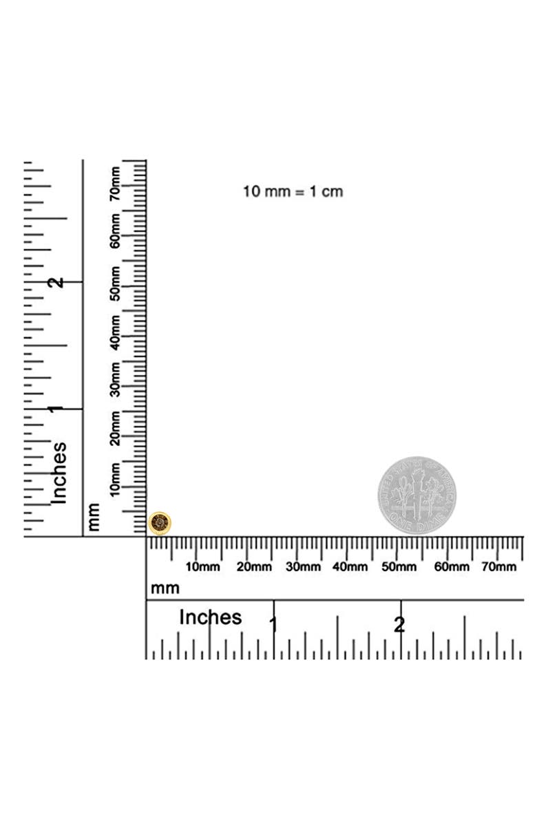 Haus of Brilliance Silver 1/10 Carat Diamond 18" Round Miracle-Plate Two-Tone Pendant Necklace, Alternate, color, Yellow Gold Over Silver