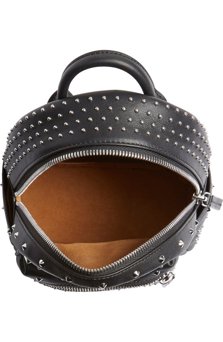MCM 'X-Mini Stark - Bebe Boo' Studded Leather Backpack, Alternate, color,