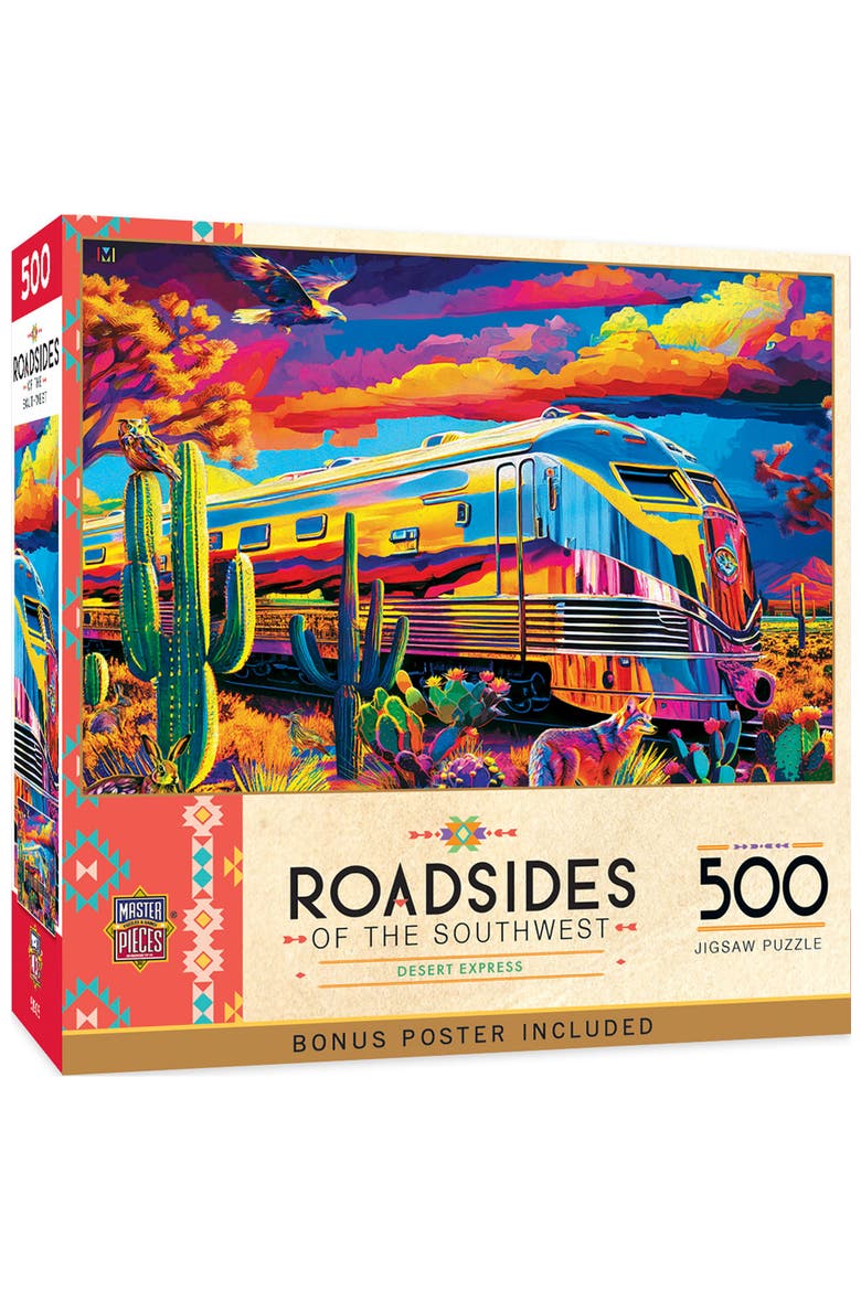 Desert Express 500 Piece Jigsaw Puzzle, Main, color, Multicolor
