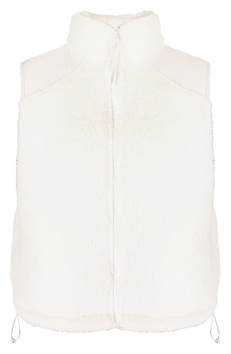 Sweaty Betty Canyon Fleece Vest, Alternate, color, Lily White