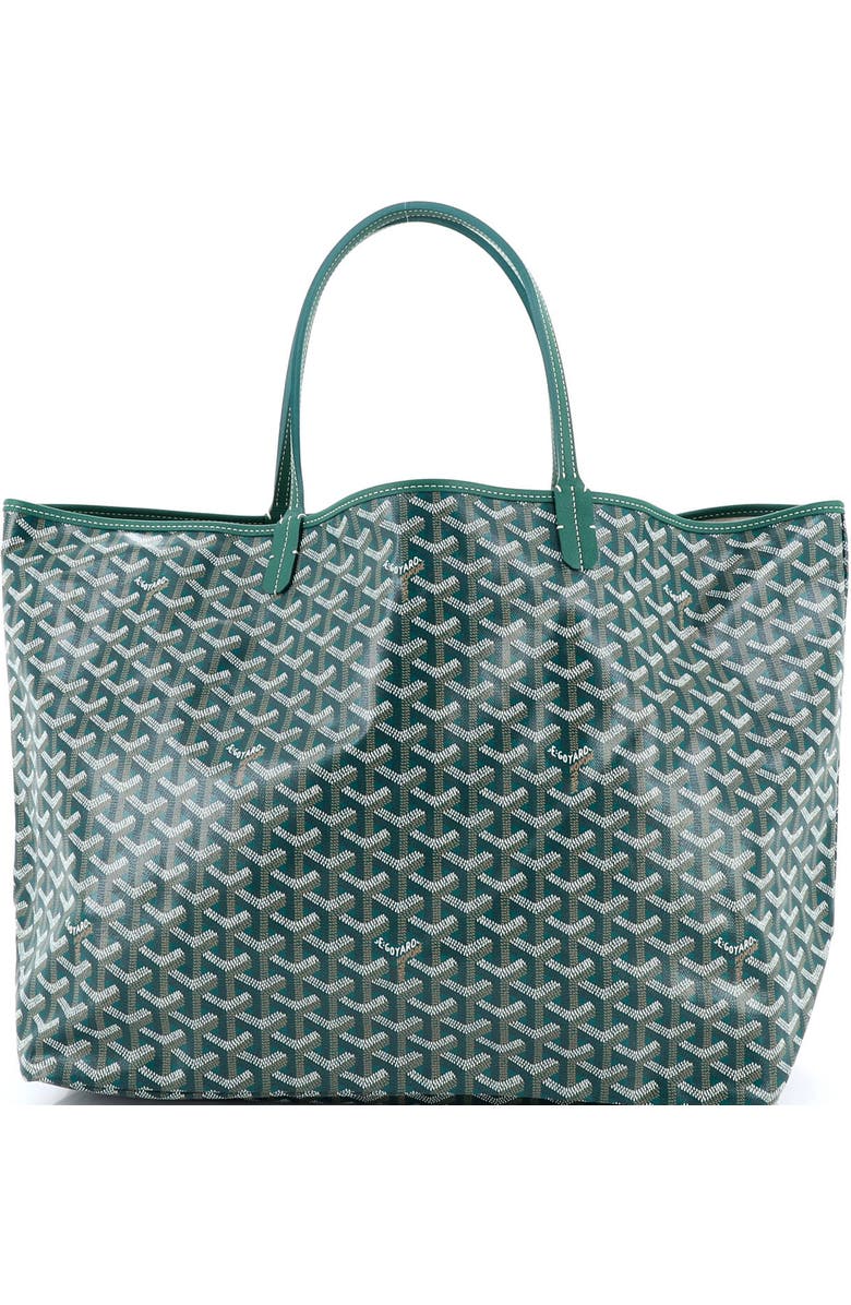 Pre-Owned Goyard Saint Louis Tote Coated Canvas GM, Alternate, color, Green