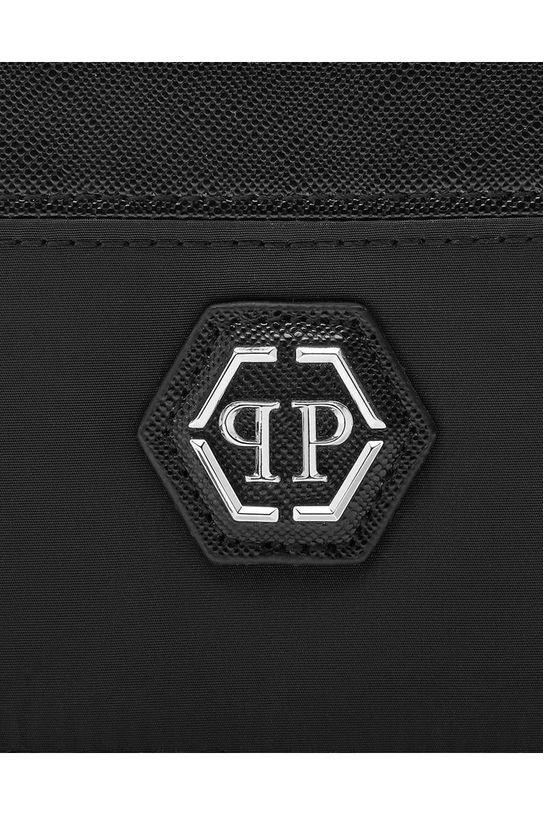 Credit Cards Holder Hexagon Unisex, Alternate, color, black