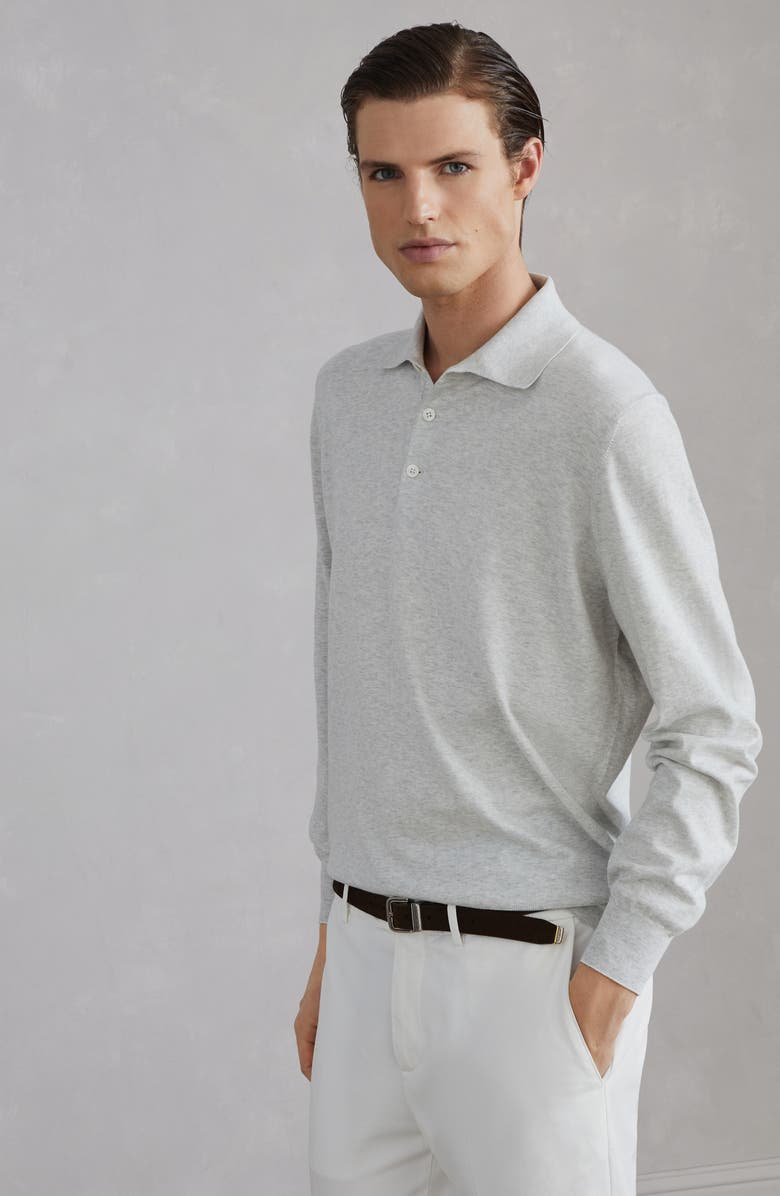 Brunello Cucinelli Polo-style sweater, Alternate, color, 