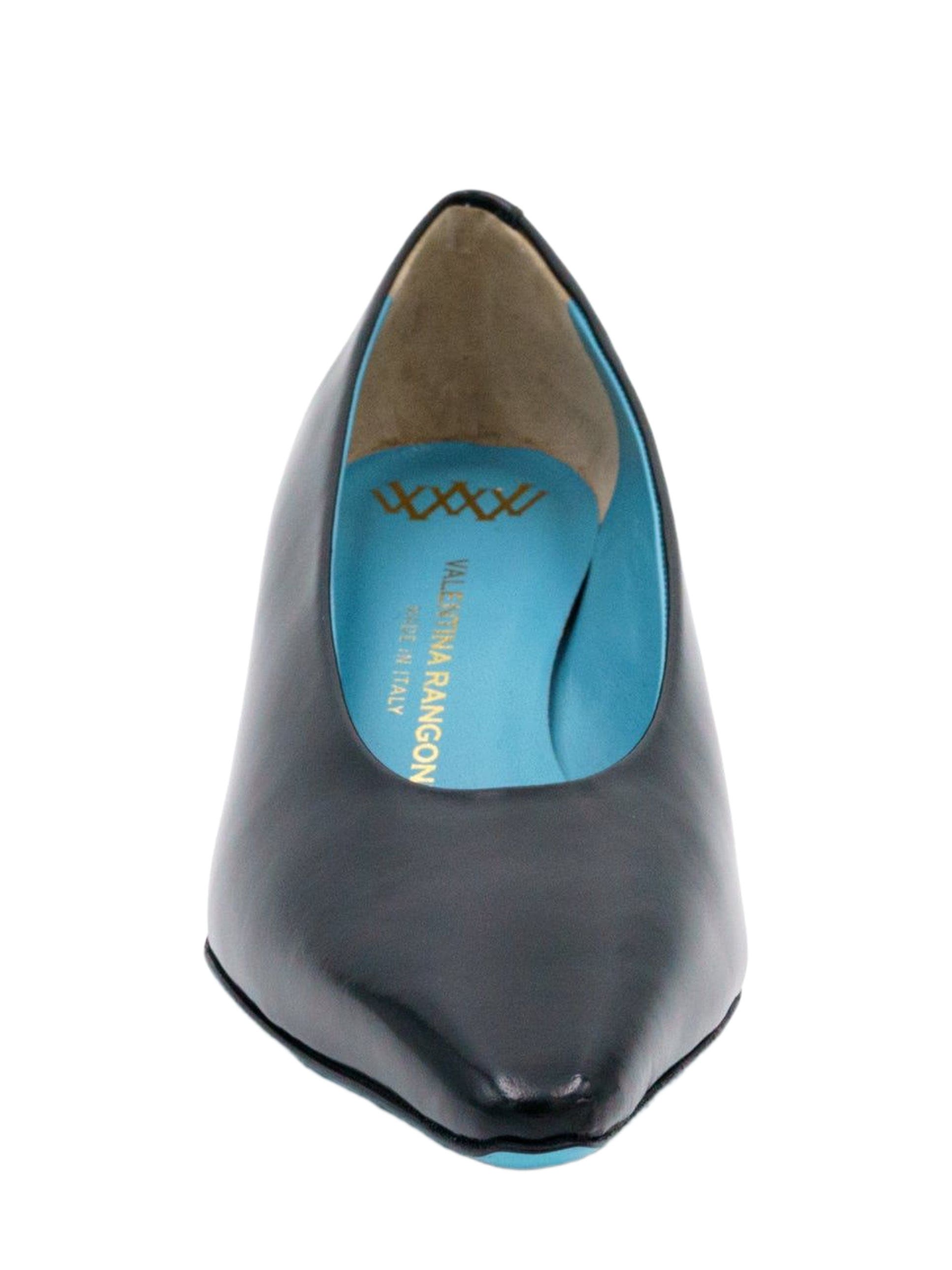 Valentina Rangoni Vera Block Heel Pump, Alternate, color, Black Mousse