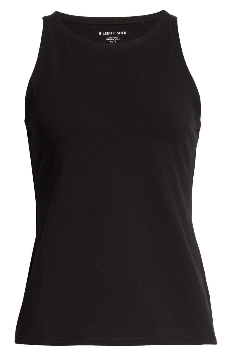 Eileen Fisher Slim Fit Scoop Neck Tank, Alternate, color, 