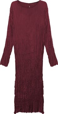 BAACAL Lynda Reversible Satin Pleated Dress