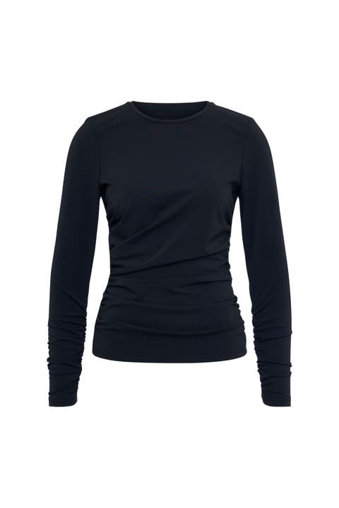 Draped Jersey Shirt