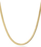 Ana Luisa Herringbone Chain Necklace