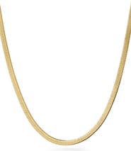 Ana Luisa Herringbone Chain Necklace