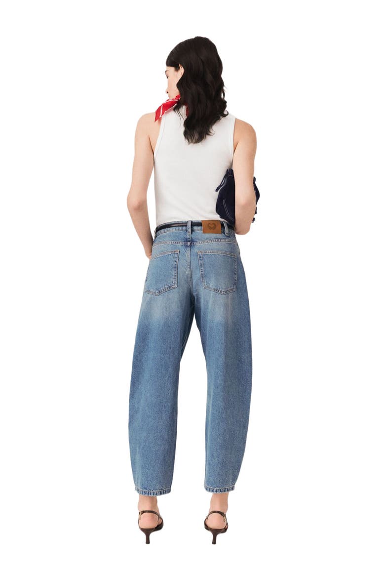 Balloon jeans, Alternate, color, Blue
