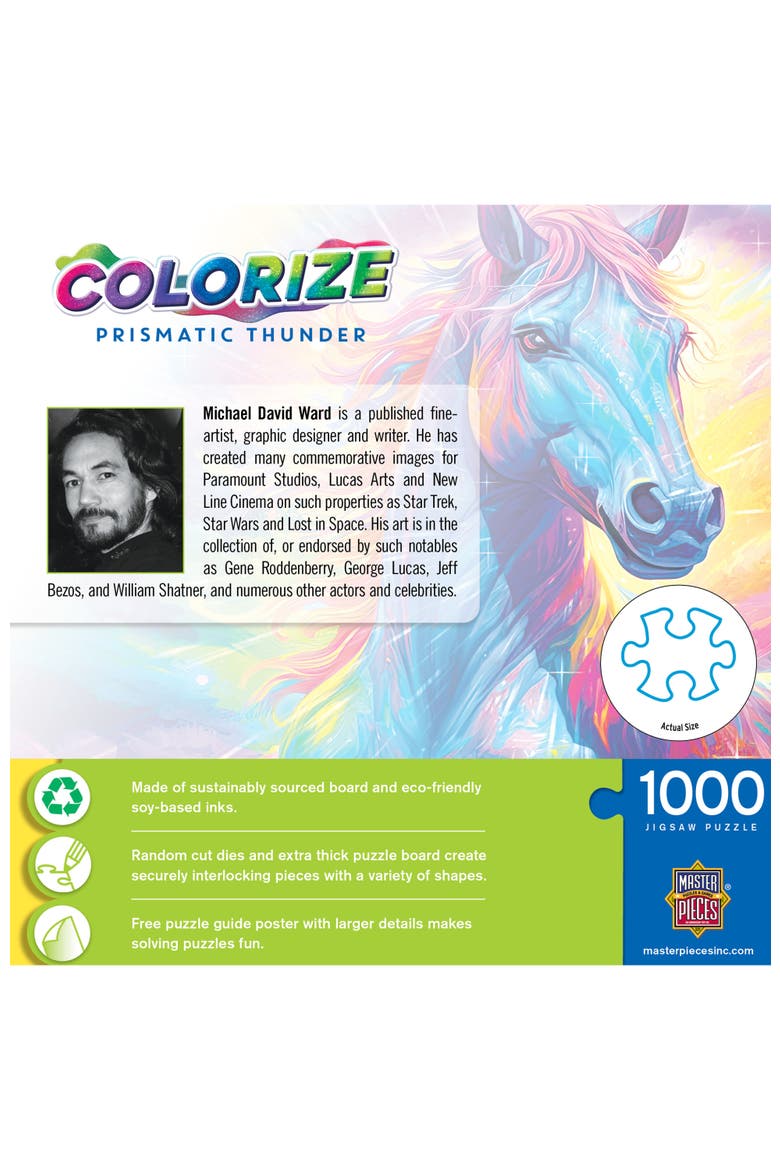Prismatic Thunder 1000 Piece Puzzle, Alternate, color, Multicolor