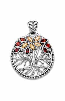 SAMUEL B. Two-Tone Banyan Tree Pendant