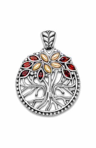 SAMUEL B. Two-Tone Banyan Tree Pendant