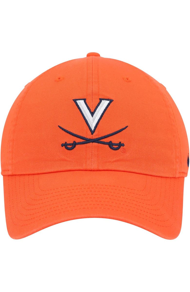 Nike Men's Nike Orange Virginia Cavaliers Heritage86 Logo Performance Adjustable Hat, Alternate, color,